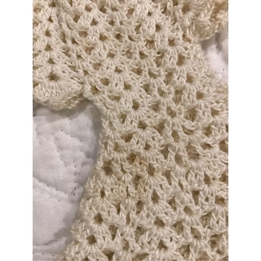 Vintage Crochet Angel Christmas Ornament